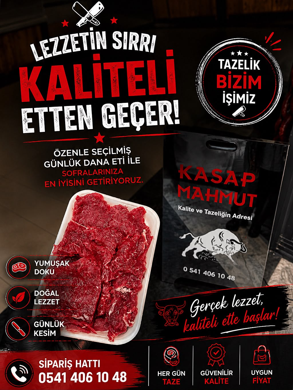 Kaliteli Dana Eti